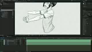 After Effects講座他人のイラストを動かしてみよう　その3