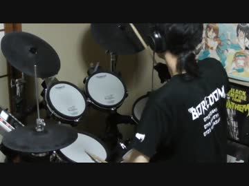 【ロックマン3】パスワード画面の曲に合わせてドラムを叩いてみた