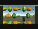 【Unity】自作ガンコンで野菜を撃って粉砕するやつ作ってみた【leap motion】