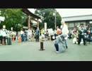 土師祭（はじさい）の神輿開始の花火