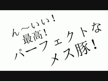 【ニコカラ】ん～いい！最高！パーフェクトなメス豚！【off　vocal】