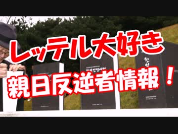 【レッテル大好き】 親日反逆者情報！