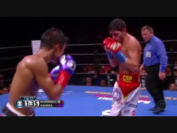 ボクシング　ジェイミー・マクドネル vs 亀田和毅　Ⅱ