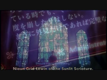 オーバーロード　映像前半とop曲を変えてみた（11eyes）