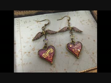 【UVレジン】魔法少女のピアス