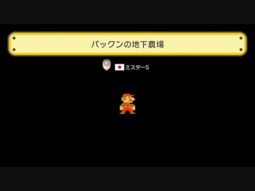 【スーパーマリオメーカー】自作ステージ「パックンの地下農場」