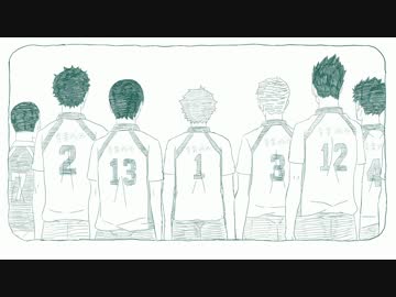 【手描きHQ!!】ア/イ/ネ/ク/ラ/イ/ネ【青葉城西】