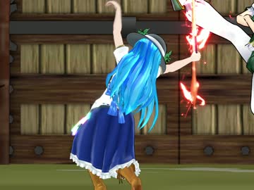 【東方MMD】芸術的なグングニルのよけ方