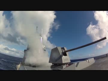 【海上自衛隊】最新鋭護衛艦の対空戦闘訓練