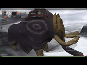 【MHX】3DCGでガムート作ってみた【ドスポポ】