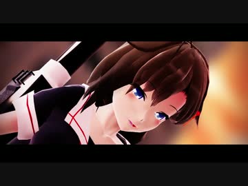 【MMD艦これ】時雨改二 夕立改二で『glow』