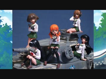 あんこうチーム＆Ⅳ号戦車D型を作ったYO!