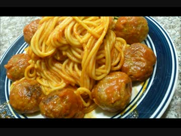 アメリカの食卓 508 カリオストロの城のミートボールスパゲッティー！