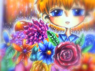 色塗りメイキング【Flowerwall】【惚ける】