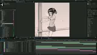 After Effects講座他人のイラストを動かしてみよう　その7