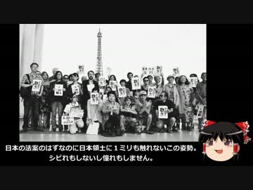 【ゆっくり保守】韓国人がフランスで安保反対集会を主催