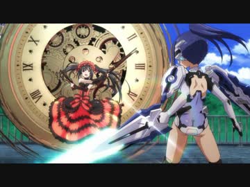 デート・ア・ライブ 時崎狂三　戦闘シーン　その1　ＤＣ版