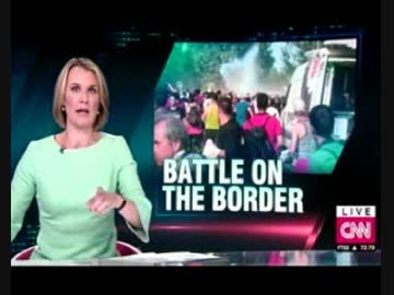 Hungary国境で難民がフェンス乗り越え侵入試み警察に追い払われ遂に暴動w