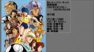 あしたへフリーキック OP セル画 伍代隼 動画背景付き