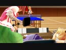 【MMD】鬼と仙人が卓球（別アングル）