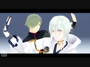 【MMD刀剣乱舞】Summer Rain【鶯丸/鶴丸＋一期】