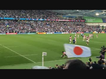 ブレイブブロッサムズ vs スプリングボクス 　歴史を見た！（現地）