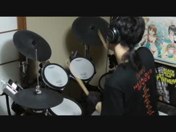 【ロックマン3】マグネットマンステージの曲に合せてドラムを叩いてみた