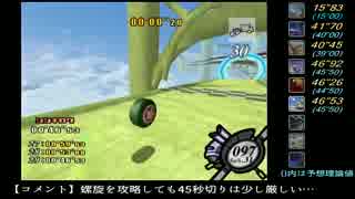 【デバッグ】ホイールカービィ　フリーラン集【カービィのエアライド】