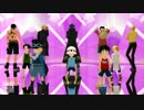 【MMDワンピ】ハッピーシンセサイザをちびっ子とSPに踊ってもらった！