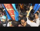 【国会前デモ】　暴力沙汰　SEALDs　vs　全学連