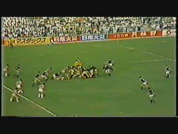 【伝説　ラグビー】日本代表　×　スコットランド代表