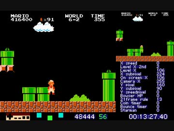 【転載TAS】スーパーマリオ "maximum coins"  in 26:10.25