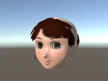 【MMD】髪型を楽して作りたい【Unity】