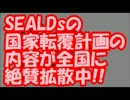 SEALDsの国家転覆計画の内容が全国に絶賛拡散中！！！