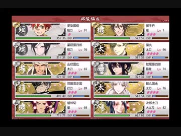 【刀剣乱舞】10人のまだまだで三分間耐久