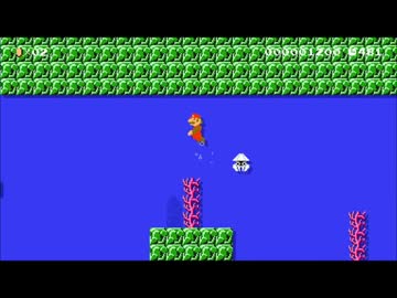 【スーパーマリオメーカー】辛そうで辛くない　少し辛いコース６