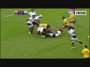 【2015ラグビーW杯】ワラビーズ（豪州）　×　フィジー