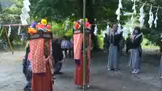 皆野町椋神社（諏訪神社）ササラ獅子舞 1