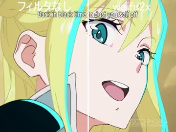 ニンジャスレイヤーのOPをwaifu2xで拡大してみた