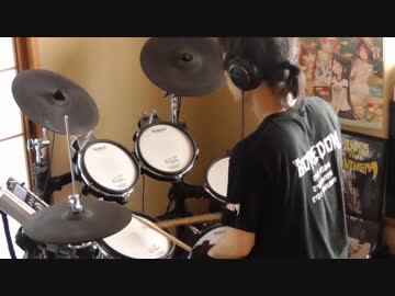 【ロックマン3】ジェミニマンステージの曲に合わせてドラムを叩いてみた