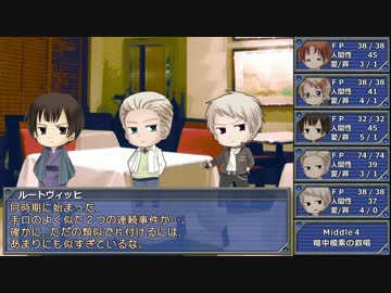 【APヘタリア】国家たちのBEASTBIND TRINITY 5【伊独普日米英】