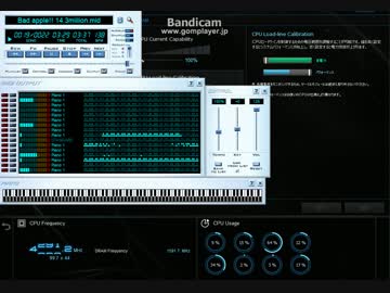 黒MIDI  Bad Apple!!  1435万譜面