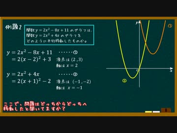 【数学Ⅰ】2次関数をゆっくり解説してみた part2