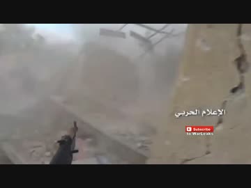 【シリア】ヒズボラ兵士のGoProヘットカム【戦闘映像】