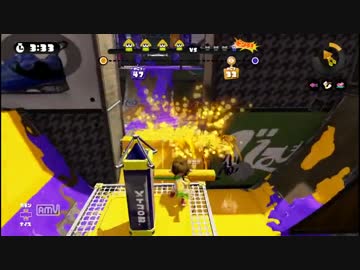 【Splatoon】S+ローラー4人でタッグマッチ　part1【プレイ動画】