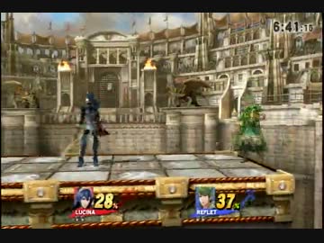 スマブラ WiiU　ルキナ（ろろい）　vs　ルフレ（クロイツ）　Wi-fi　1.11