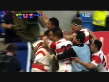 ラグビーW杯 2015    好トライ集    1次リーグ 第1戦