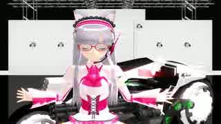 S49【MMD】キャットフード 〰白みみ子〰【フルサイズ】