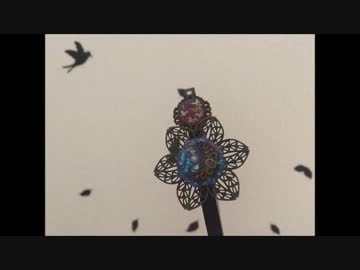 【UVレジン】月夜のカチューシャ