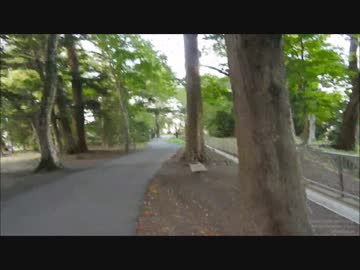 快晴の仙台、夕暮れと夜景（仙台城より）4倍速 2015-10-02
